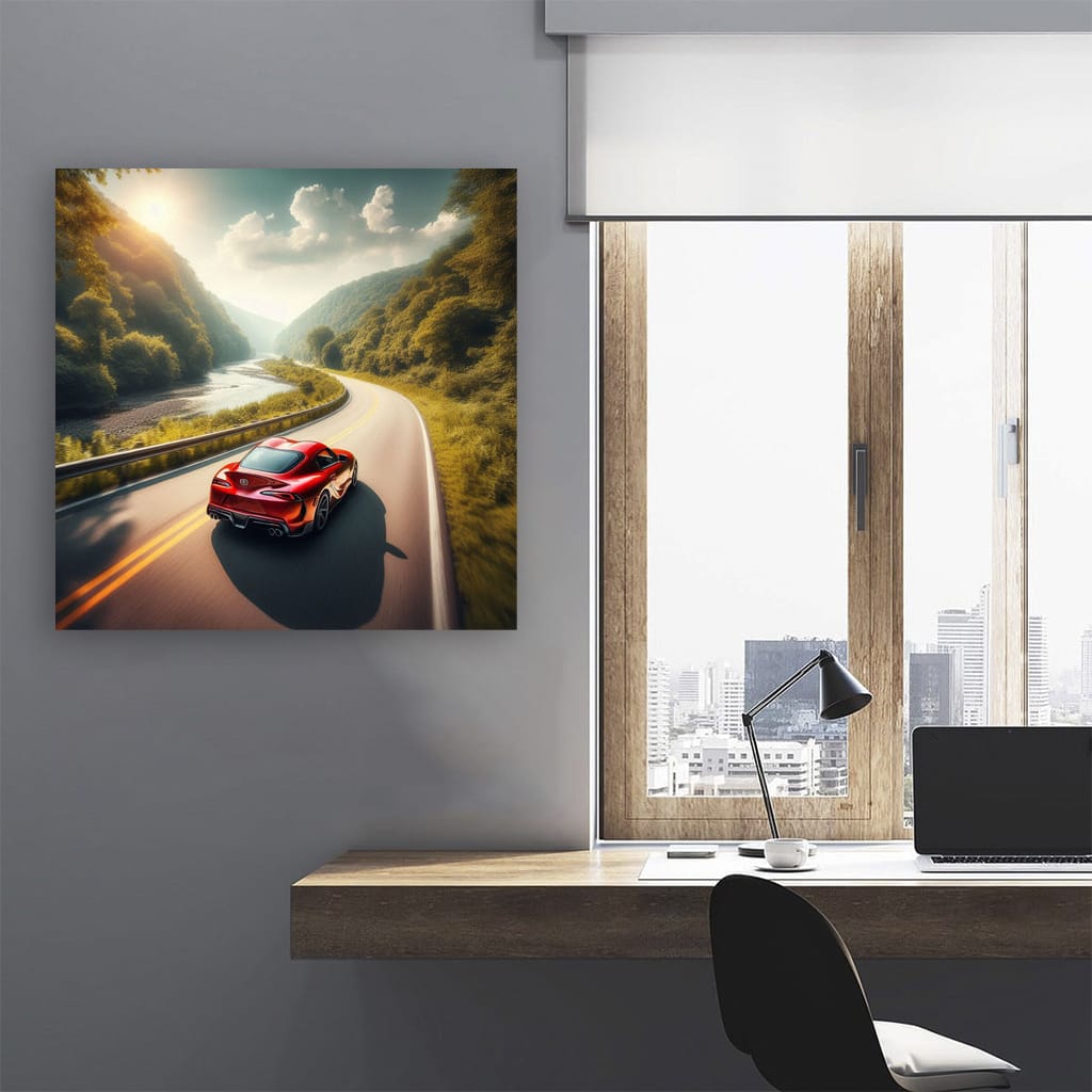 Toyota Supra River Wall Art