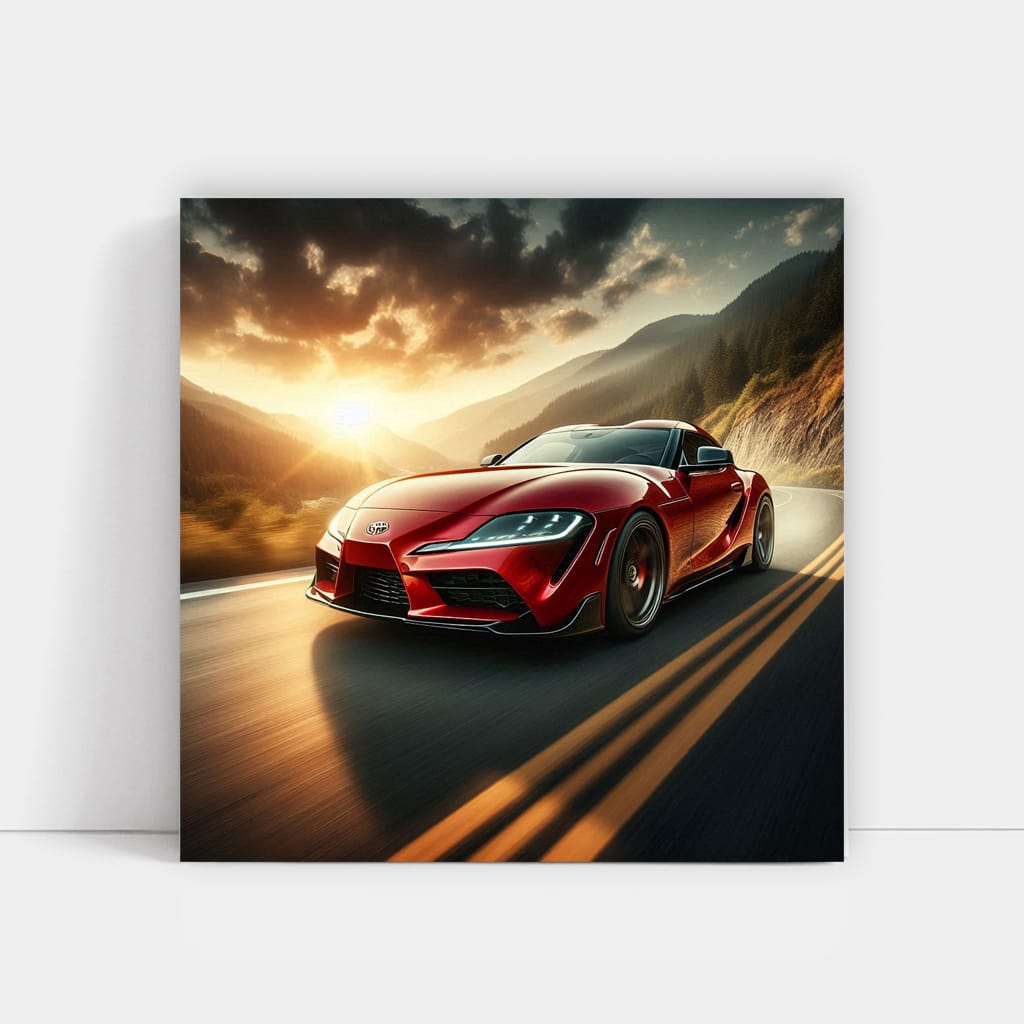 Toyota Supra Ro Wall Art