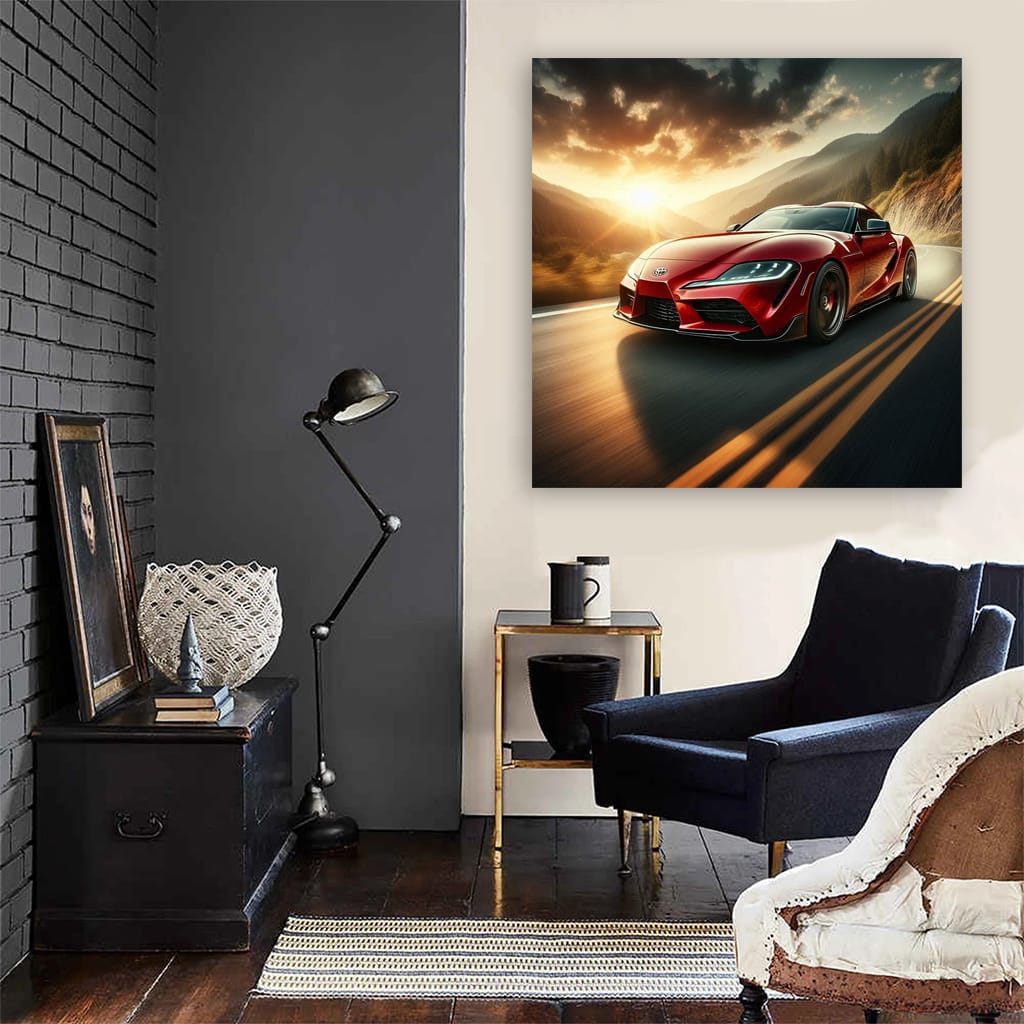 Toyota Supra Ro Wall Art