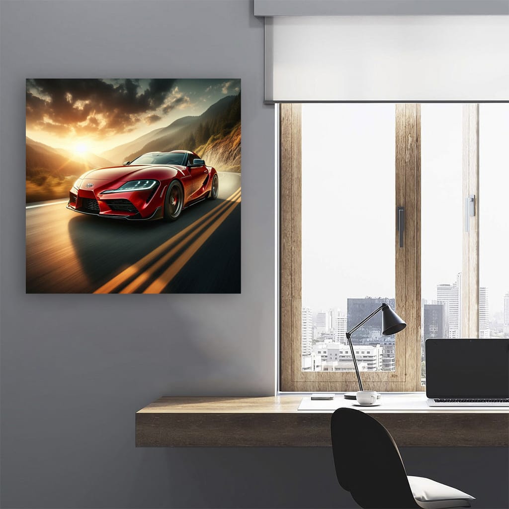 Toyota Supra Ro Wall Art