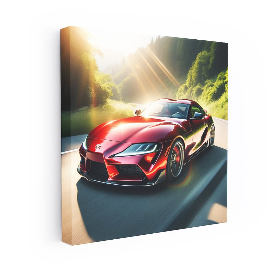 Toyota Supra Road Wall Art