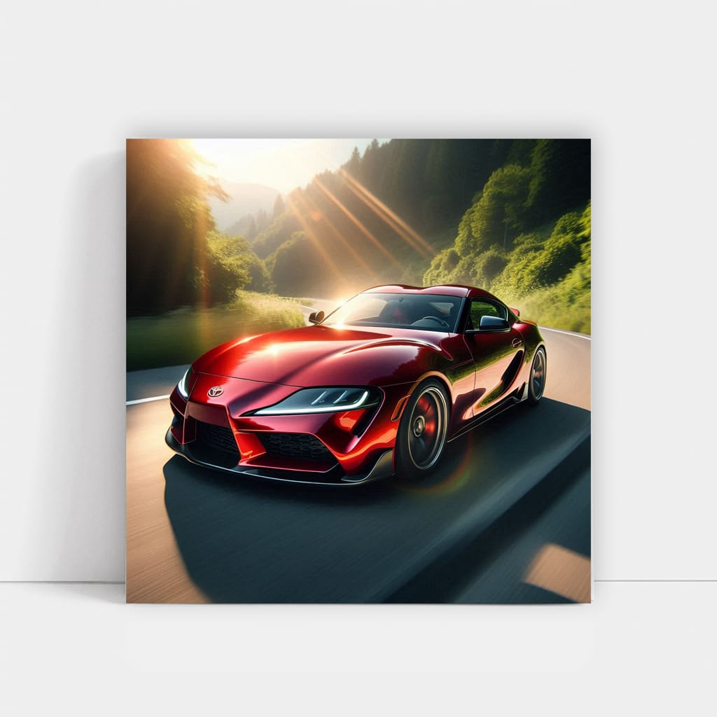 Toyota Supra Road Wall Art