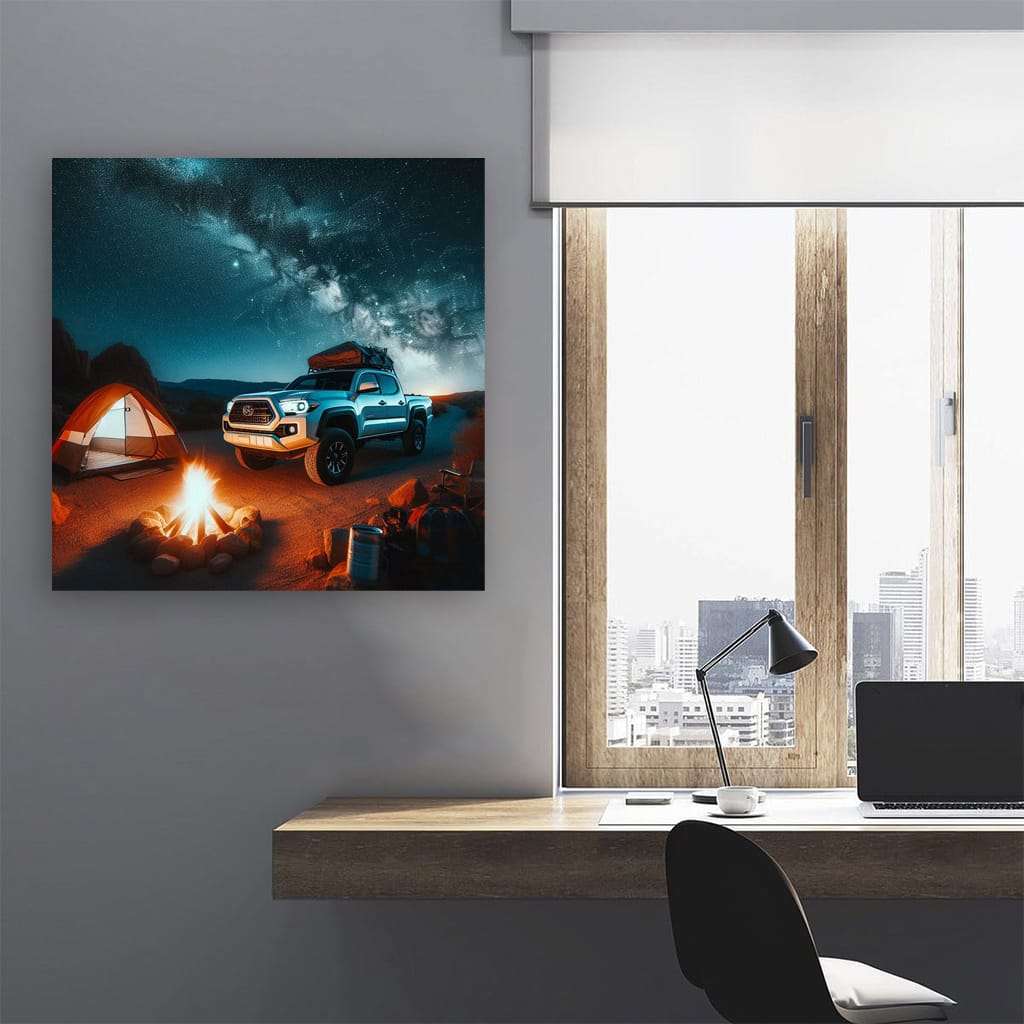 Toyota Tacoma Night Wall Art