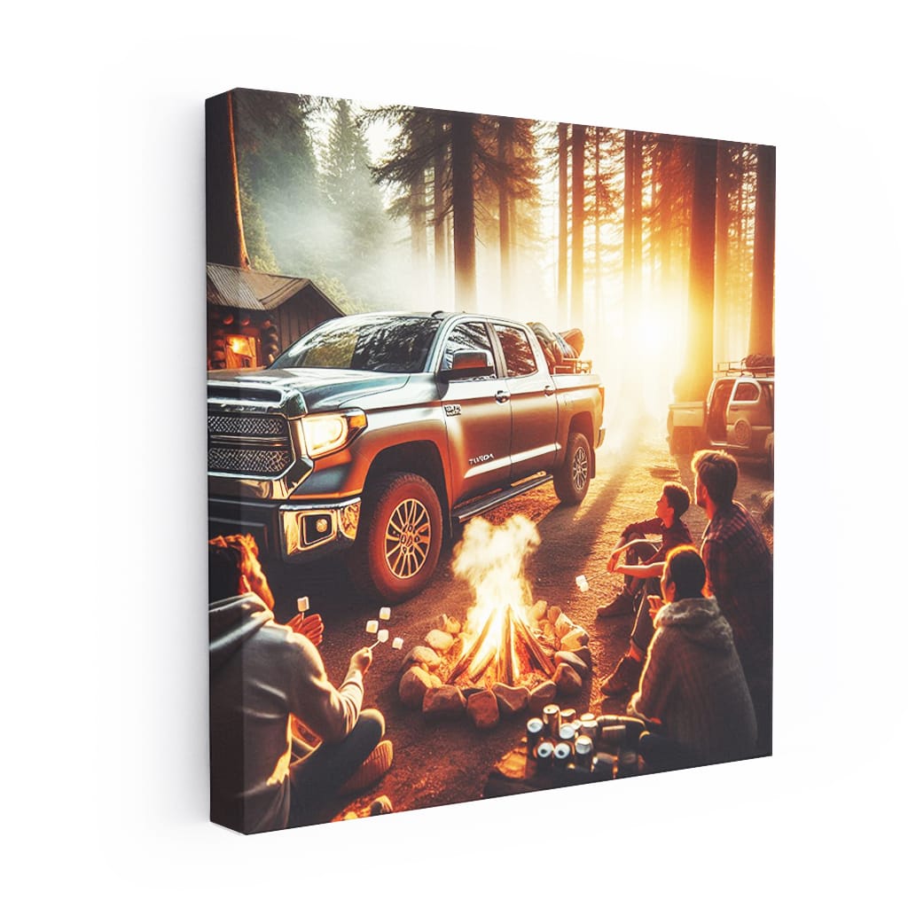 Toyota Tundra Fire Wall Art