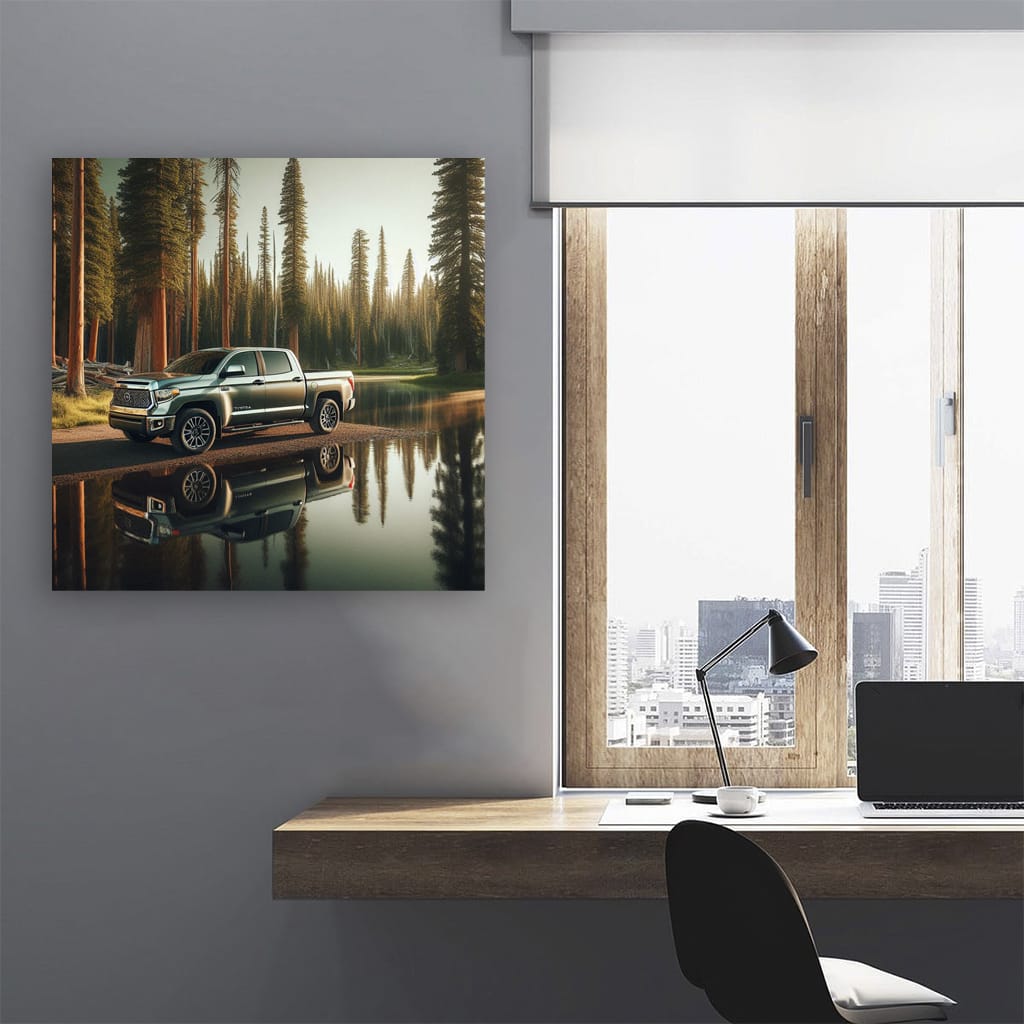 Toyota Tundra by Lake - Rugged and Reliable Adventure Truck