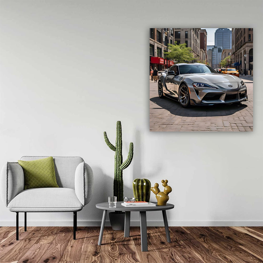 Gray Toyota Supra in Indianapolis - Elegance Meets Power