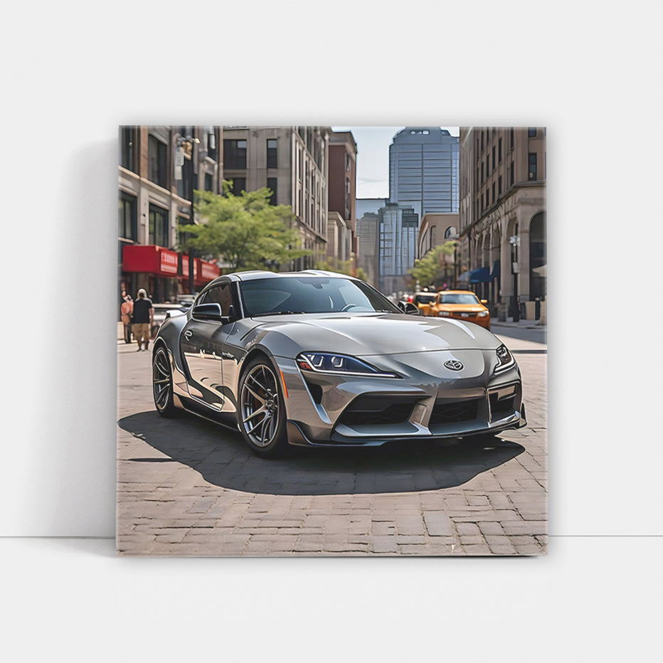 Gray Toyota Supra in Indianapolis - Elegance Meets Power