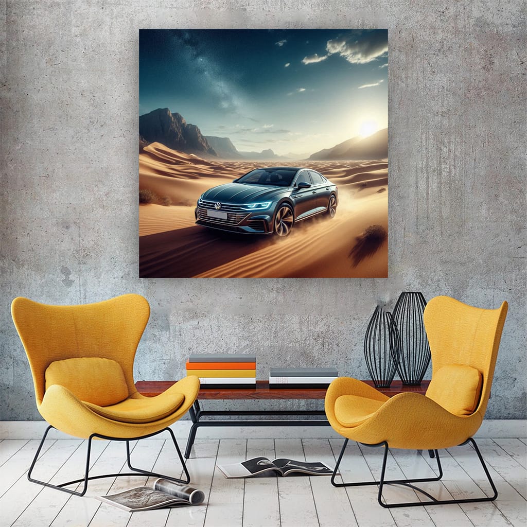 Volkswagen Arteon in Desert - Sleek and Stylish Ride