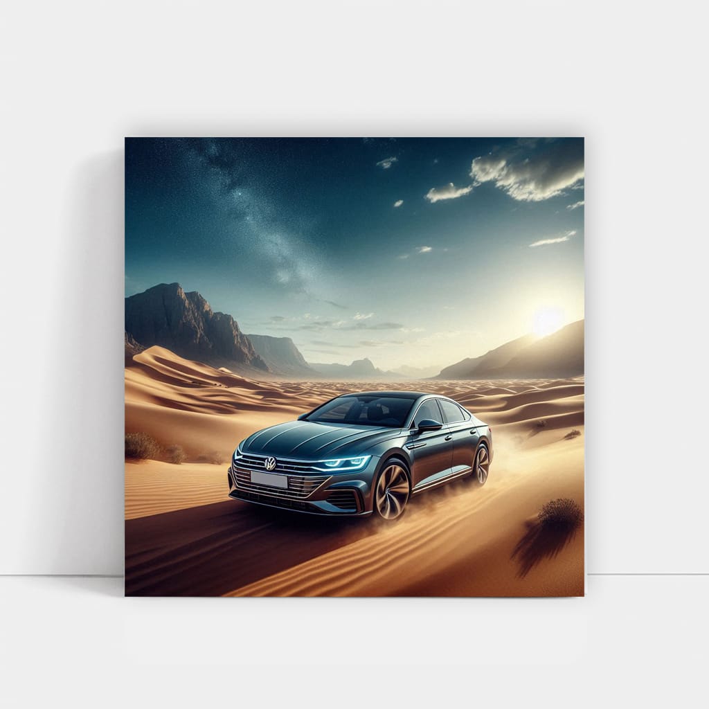 Volkswagen Arteon in Desert - Sleek and Stylish Ride