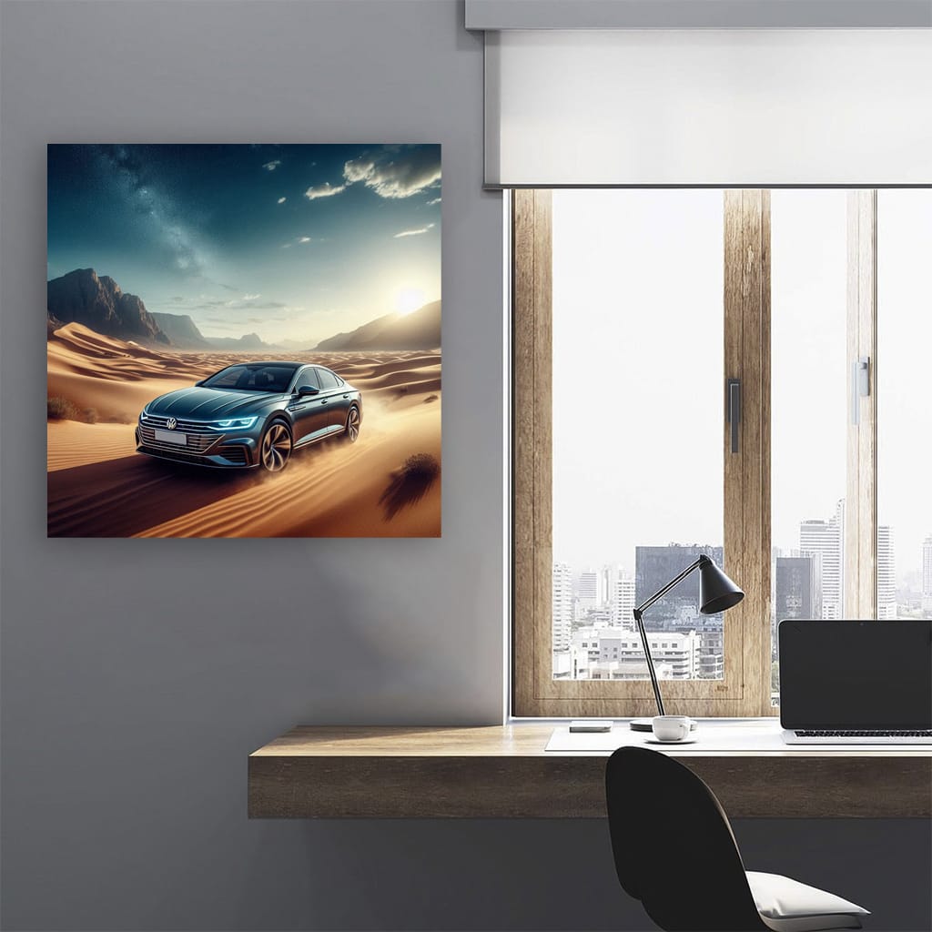 Volkswagen Arteon in Desert - Sleek and Stylish Ride