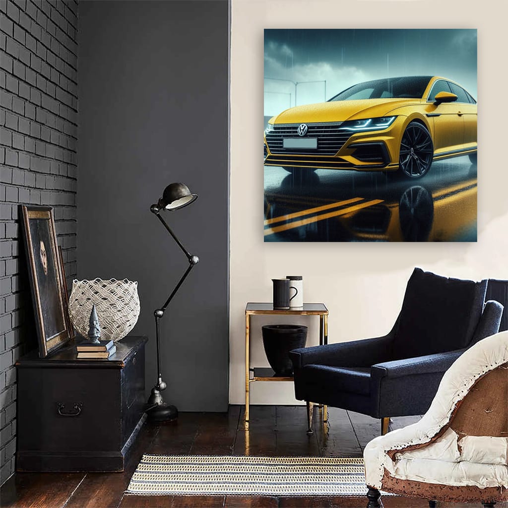 Volkswagen Arteon Rline Rainy Weath Wall Art