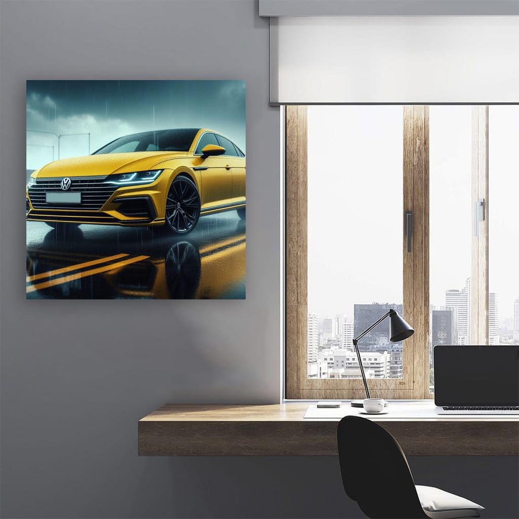 Volkswagen Arteon Rline Rainy Weath Wall Art