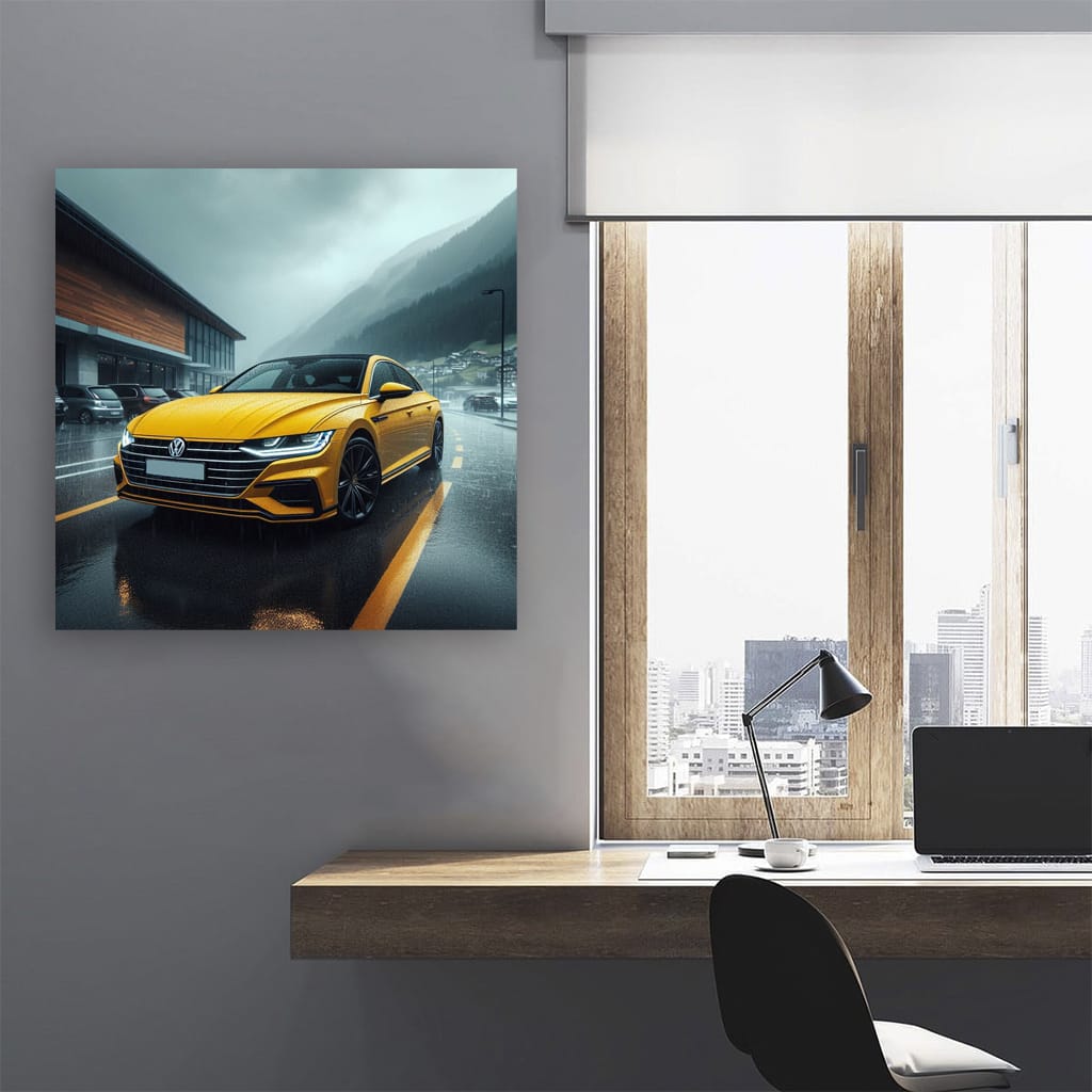 Volkswagen Arteon Rline Rainy Weather Wall Art