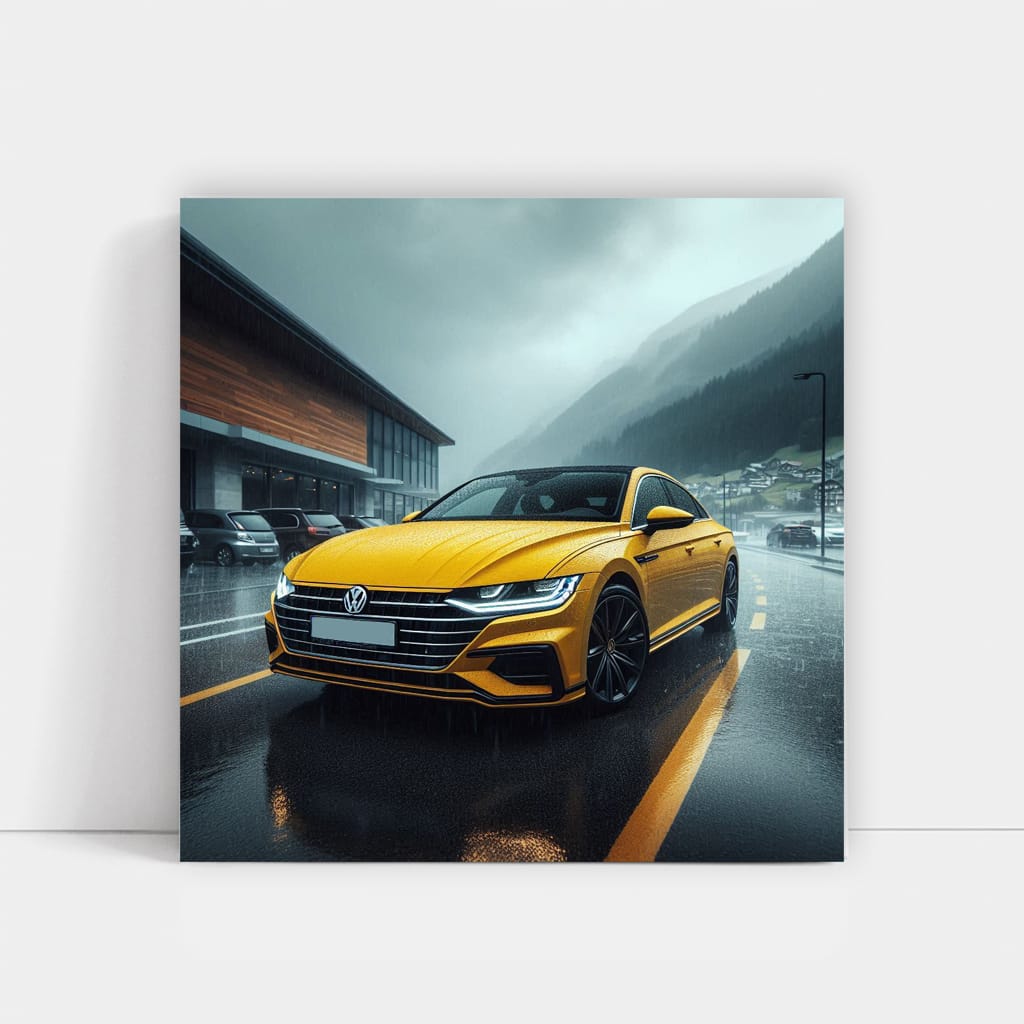 Volkswagen Arteon Rline Rainy Weather Wall Art