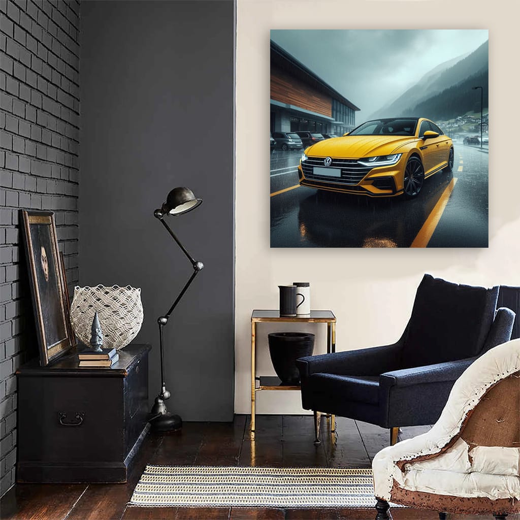 Volkswagen Arteon Rline Rainy Weather Wall Art