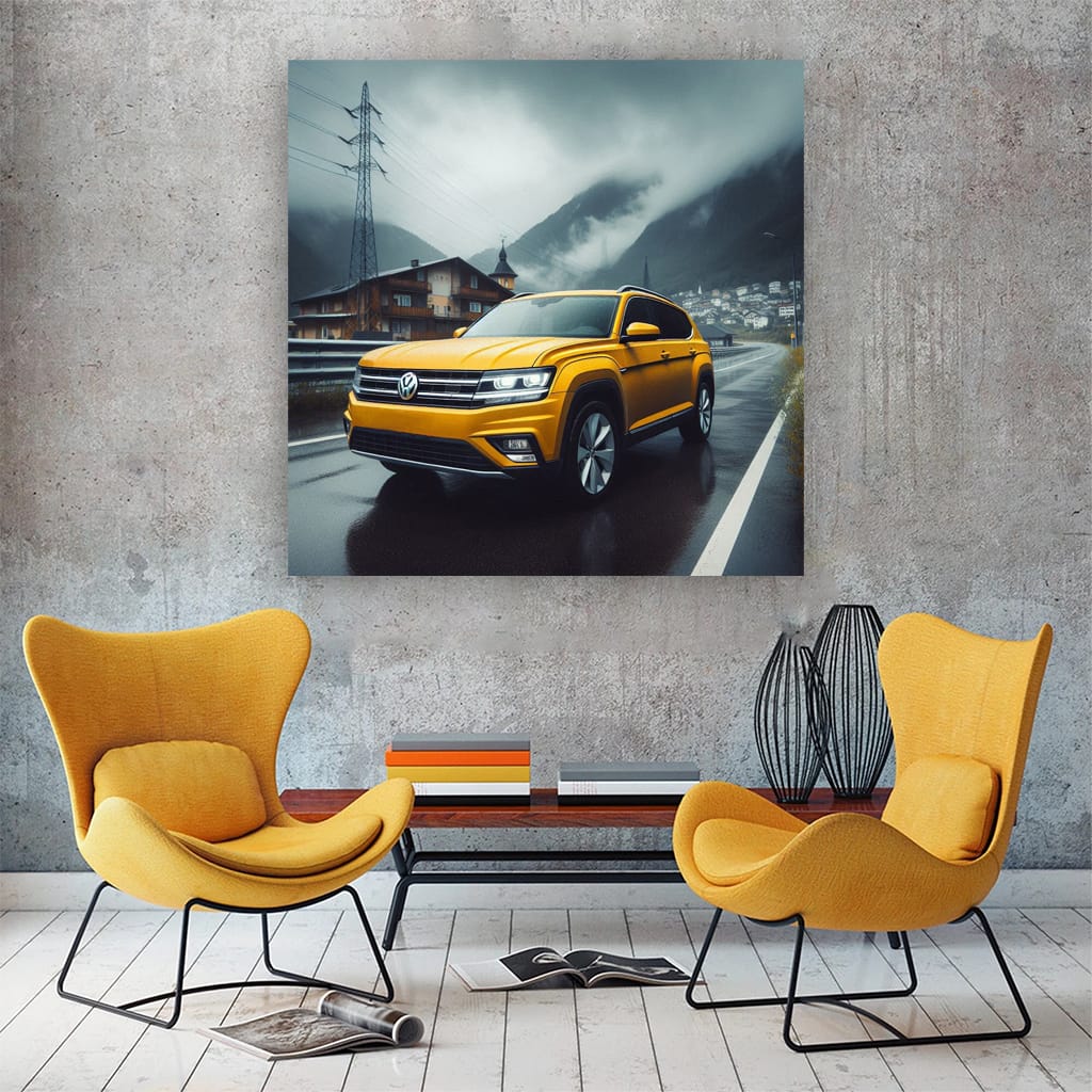 Volkswagen Atlas in Cloudy Weather - Bold and Versatile SUV