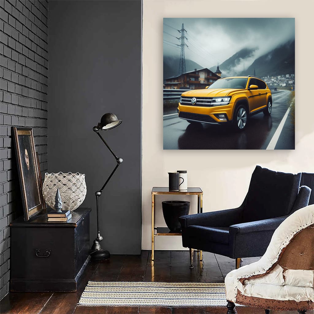 Volkswagen Atlas in Cloudy Weather - Bold and Versatile SUV