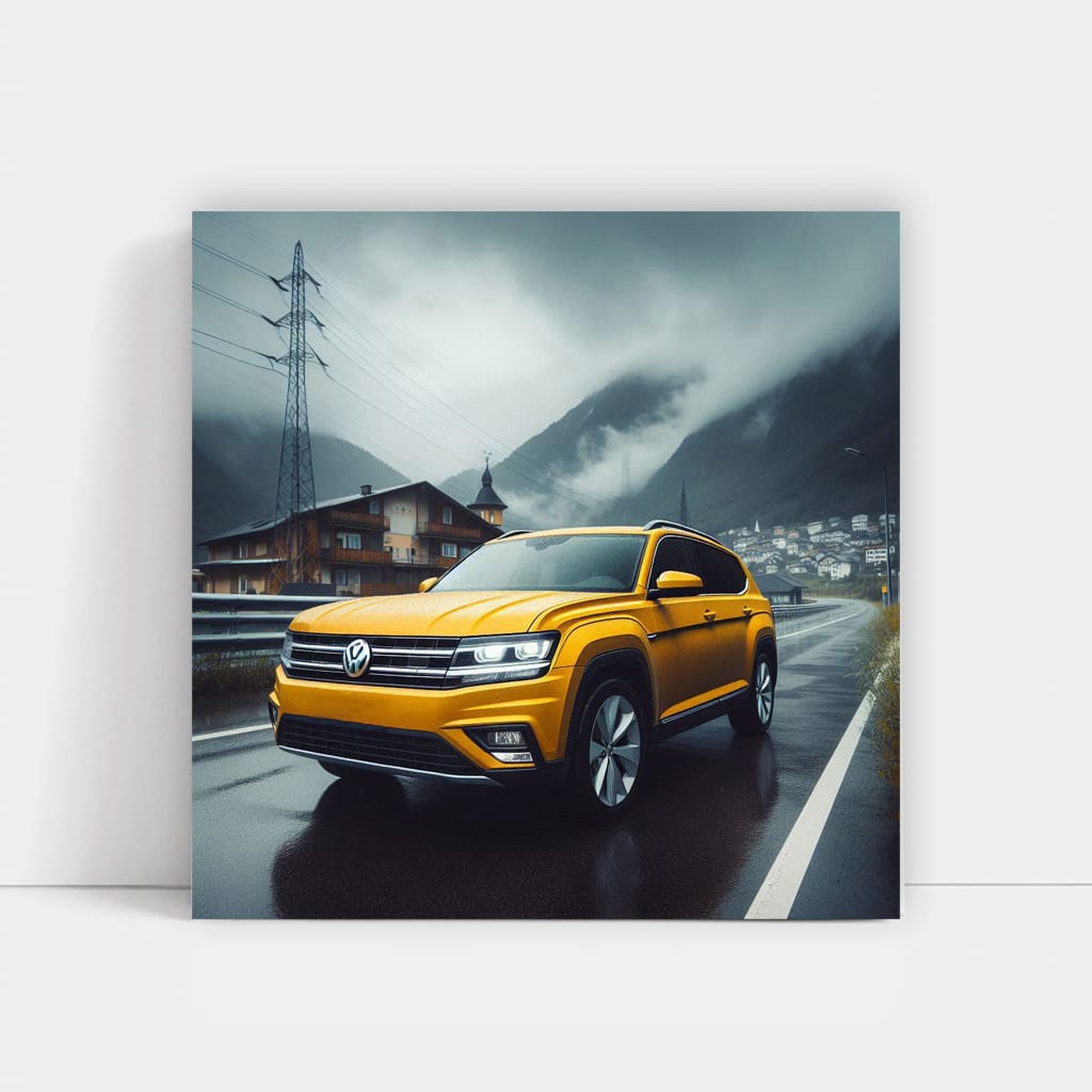 Volkswagen Atlas in Cloudy Weather - Bold and Versatile SUV