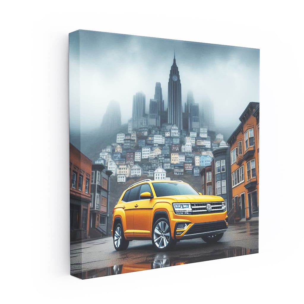 Volkswagen Atlas in Cloudy Weather - Rugged and Reliable SUV