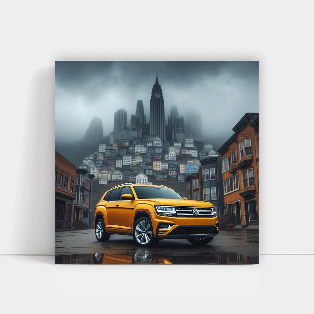 Volkswagen Atlas in Cloudy Weather - Rugged and Reliable SUV