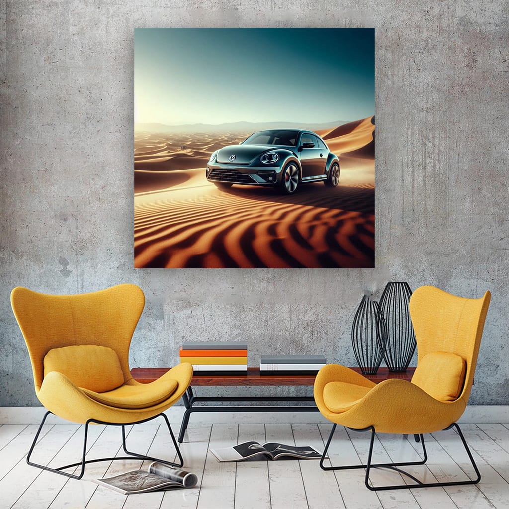 Volkswagen Beetle Rline Dese Wall Art