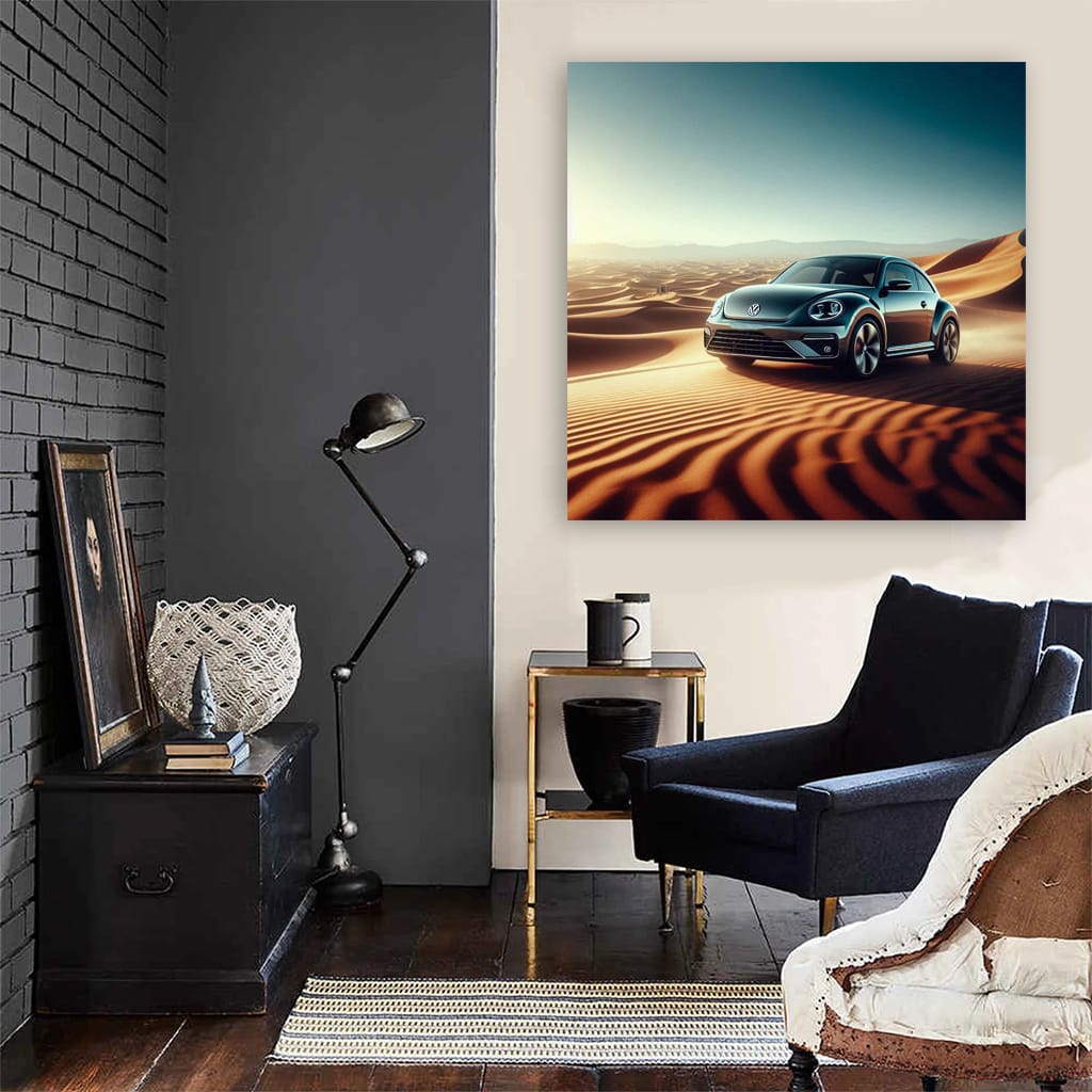 Volkswagen Beetle Rline Dese Wall Art