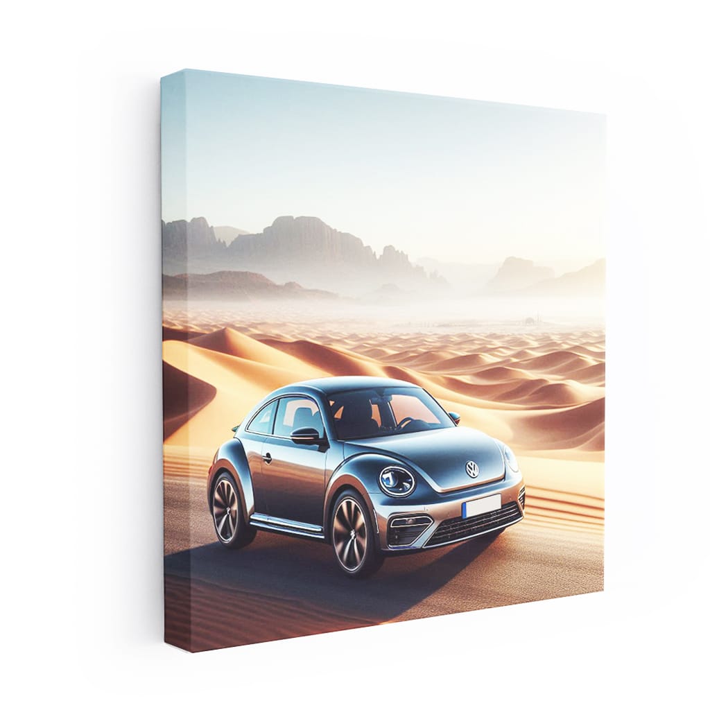 Volkswagen Beetle Rline Desert Wall Art