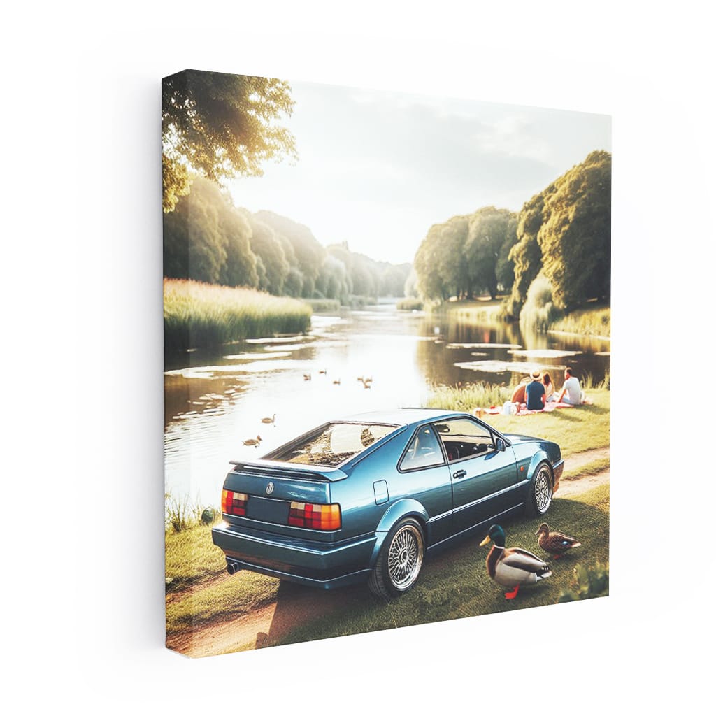 Volkswagen Corrado River Wall Art