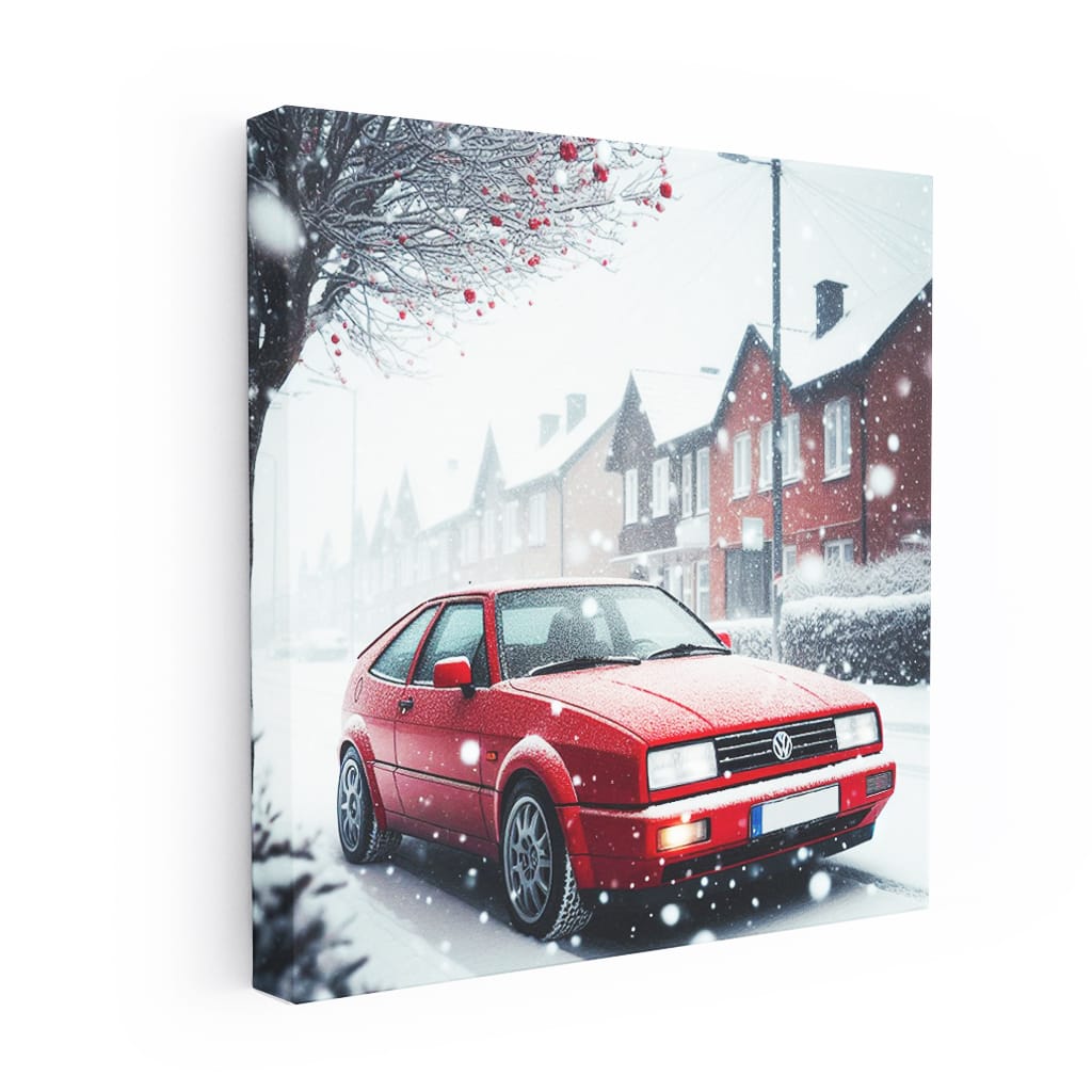 Volkswagen Corrado Snowfa Wall Art