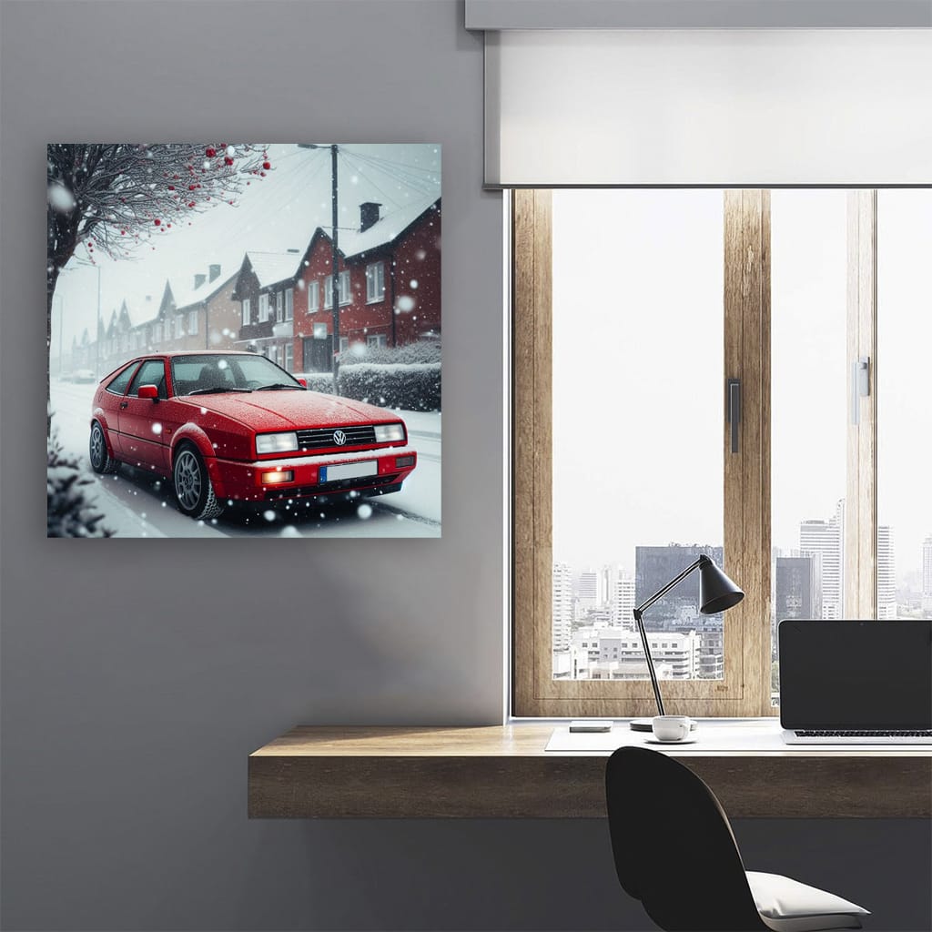 Volkswagen Corrado Snowfa Wall Art