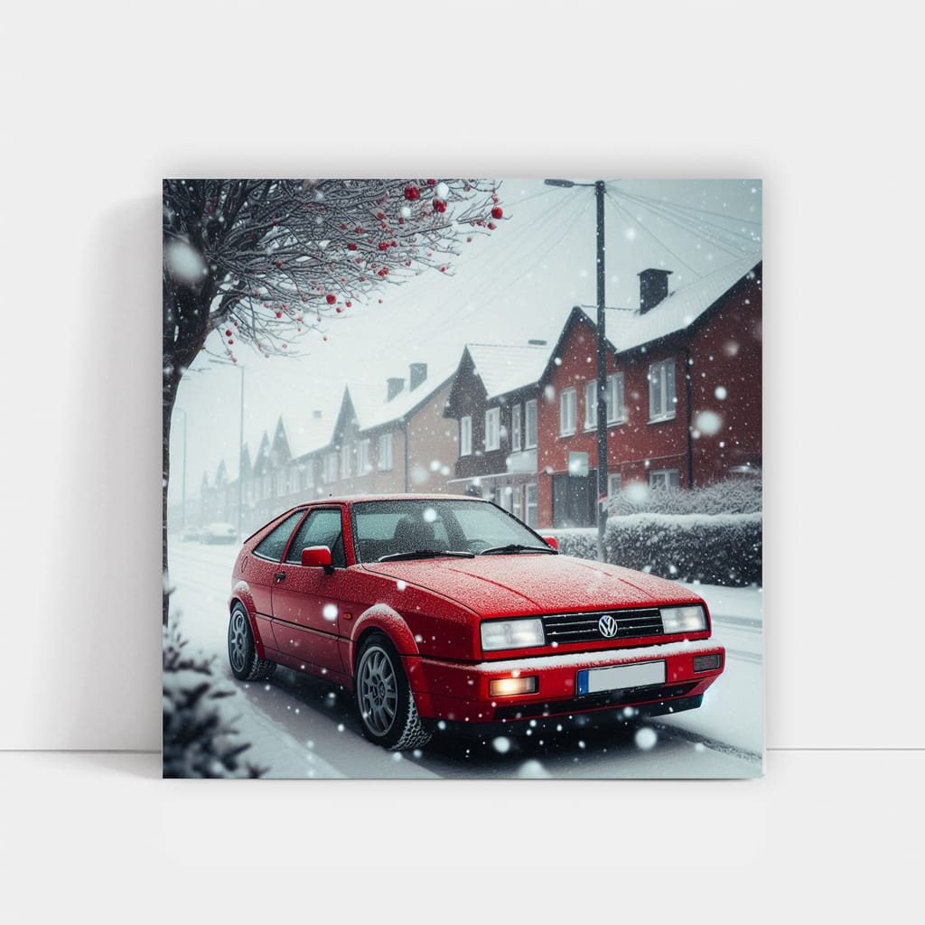 Volkswagen Corrado in Snowfall - Stylish and Sporty Classic