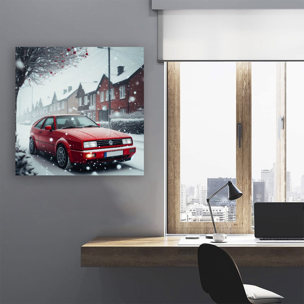 Volkswagen Corrado in Snowfall - Stylish and Sporty Classic