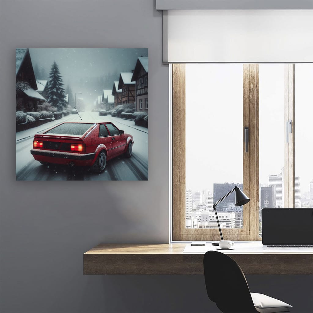 Volkswagen Corrado in Snowfall: Iconic and Sporty Design