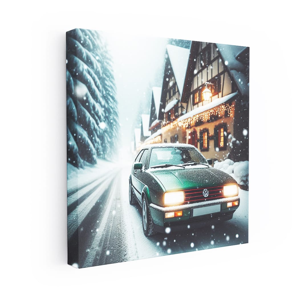 Volkswagen Corrado Winter Wall Art