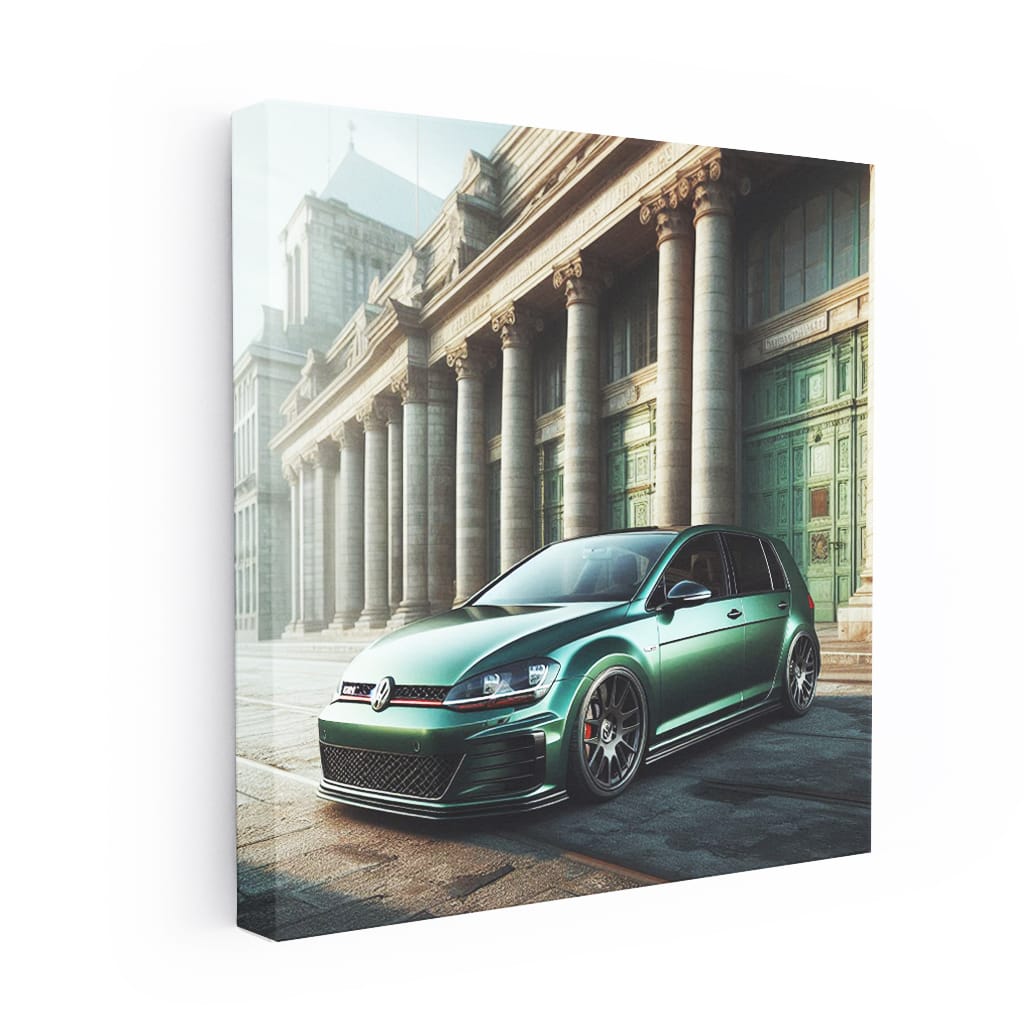 Volkswagen Golf Gti Building Wall Art