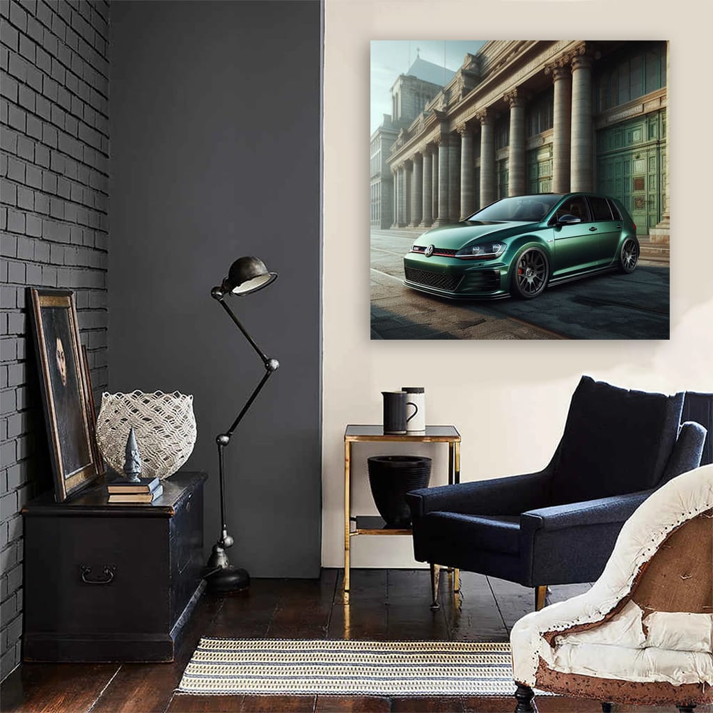 Volkswagen Golf Gti Building Wall Art