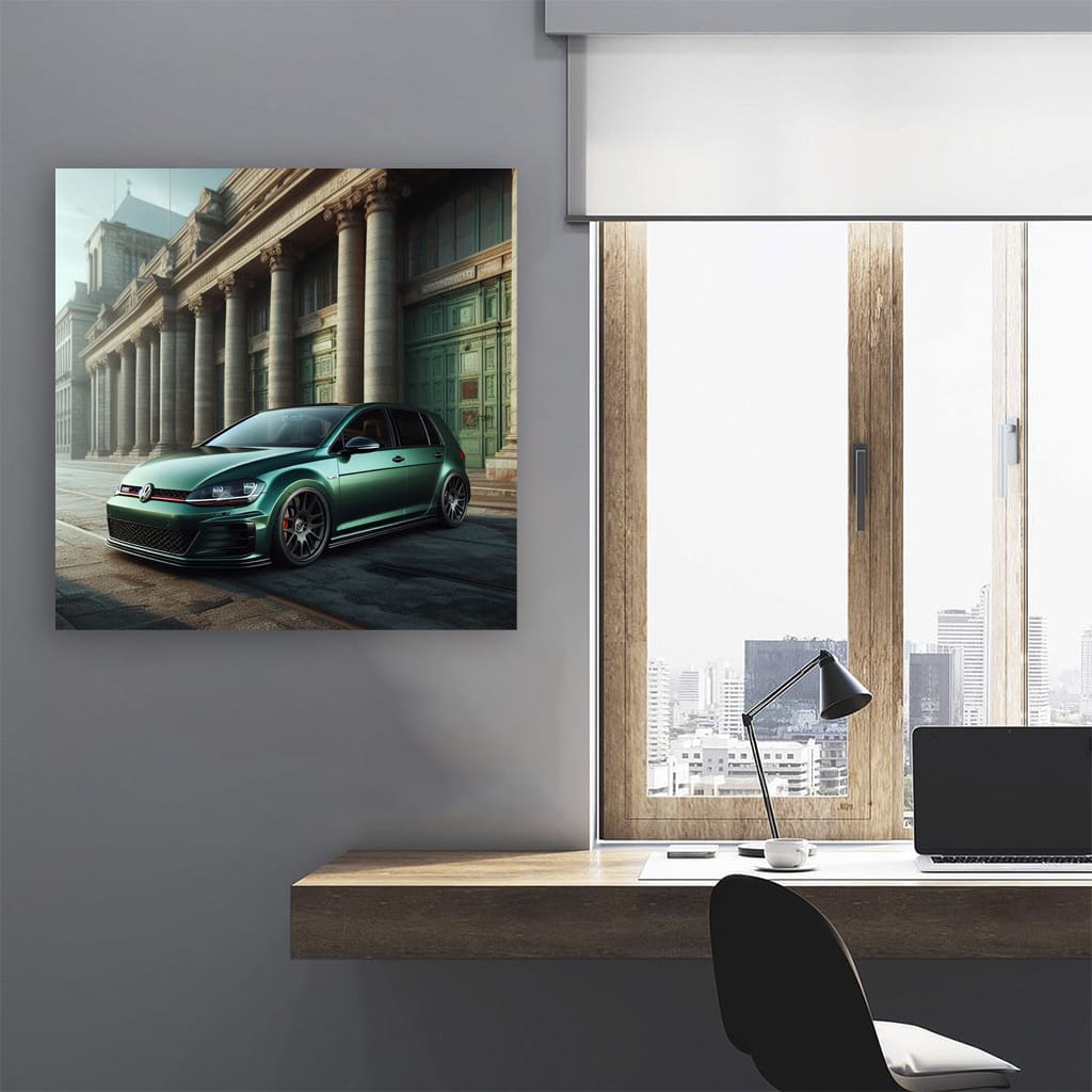 Volkswagen Golf Gti Building Wall Art