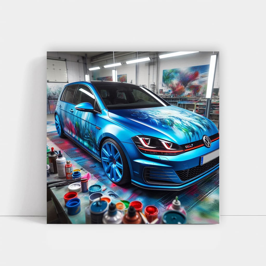 Volkswagen Golf GTI – Sporty Paint Job & Performance