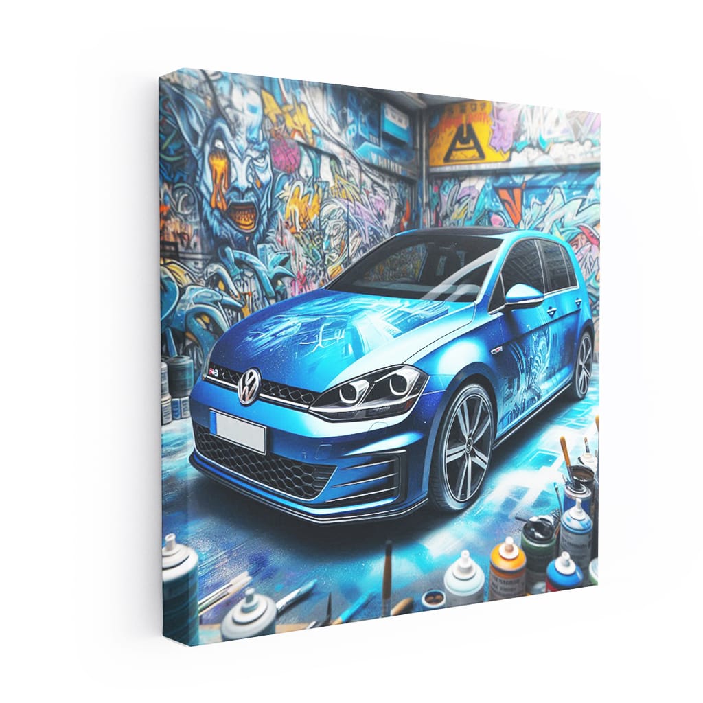 Volkswagen Golf Gti Paint Wall Art