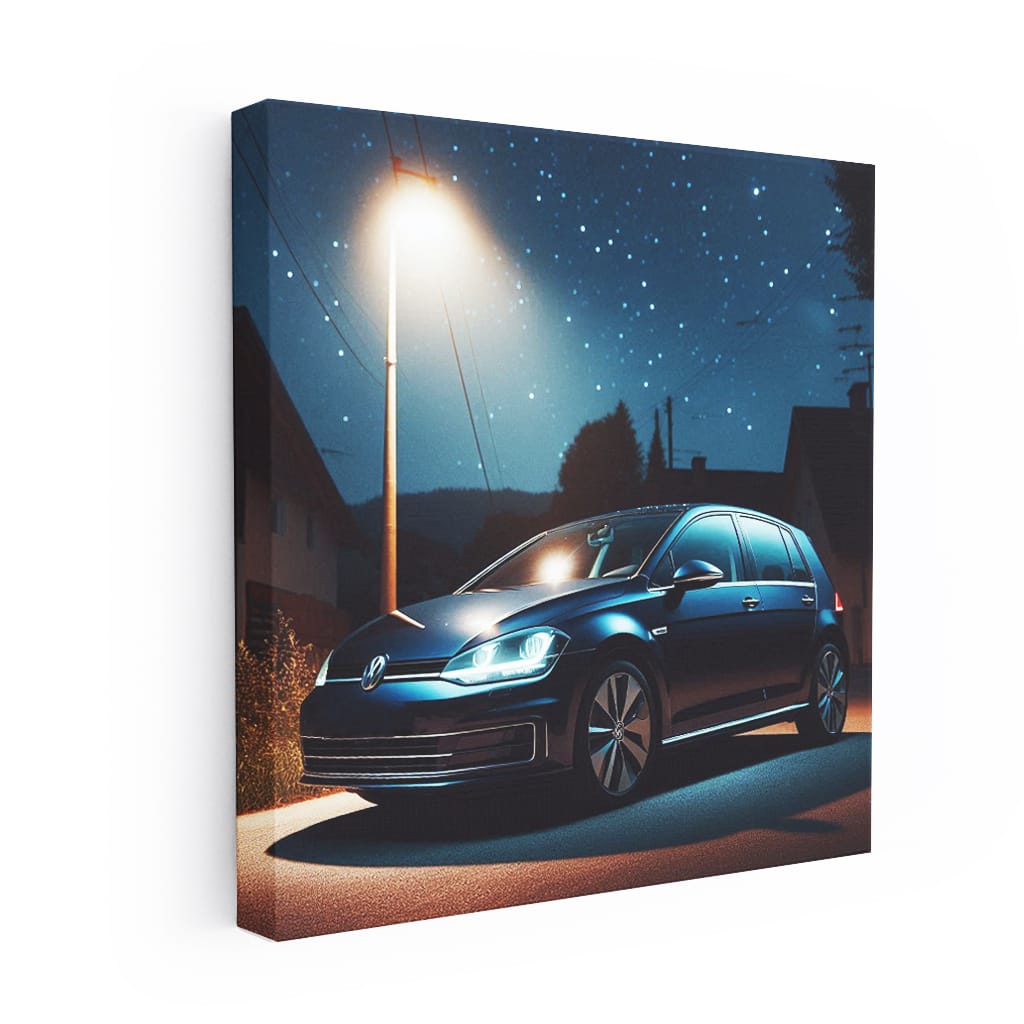 Volkswagen Golf Night Wall Art