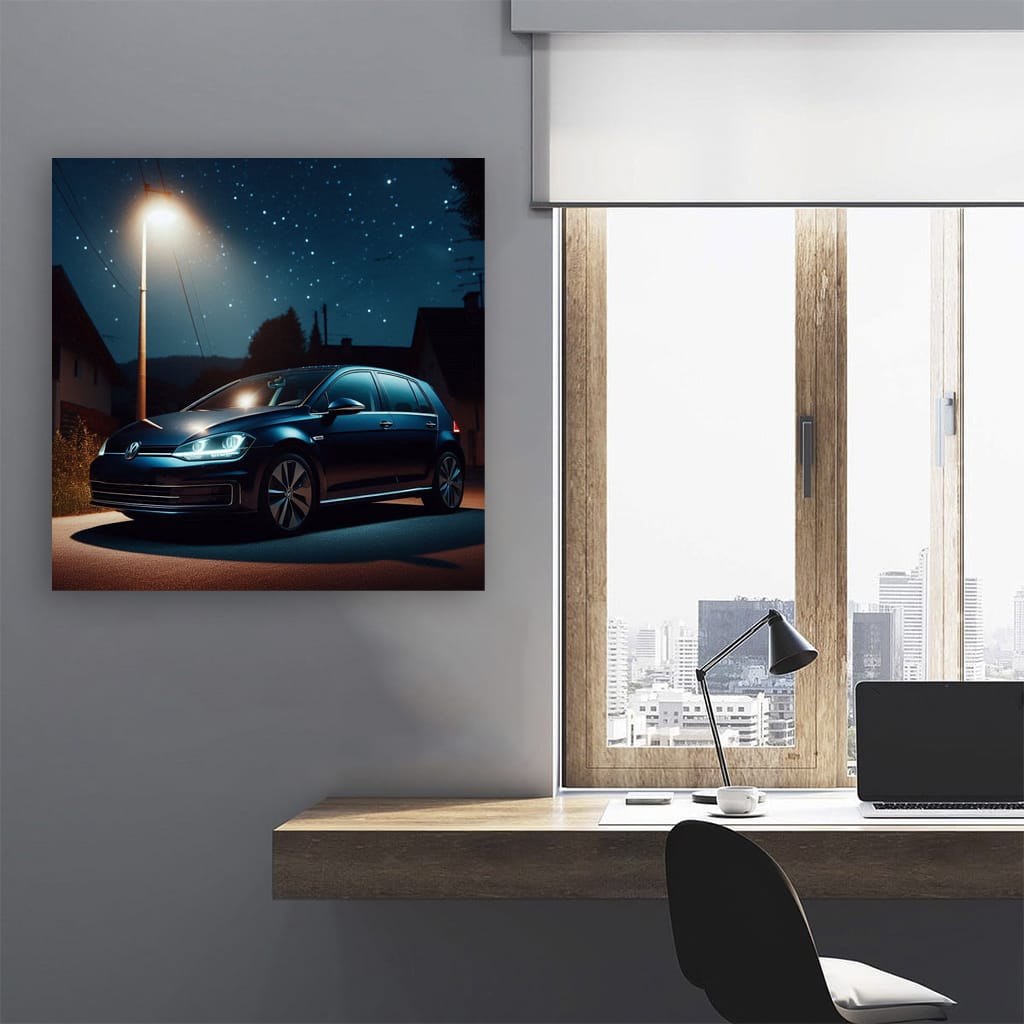 Volkswagen Golf Night Wall Art