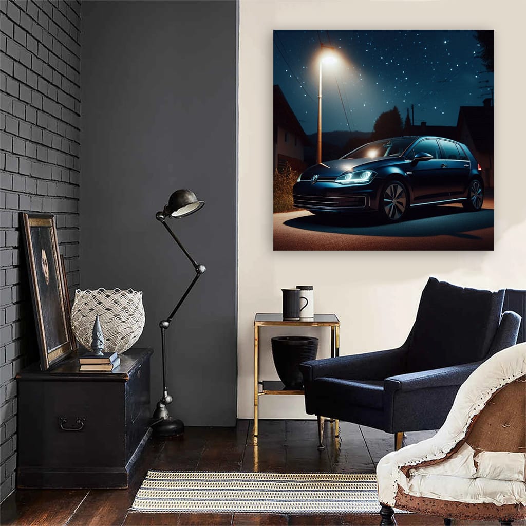 Volkswagen Golf Night Wall Art