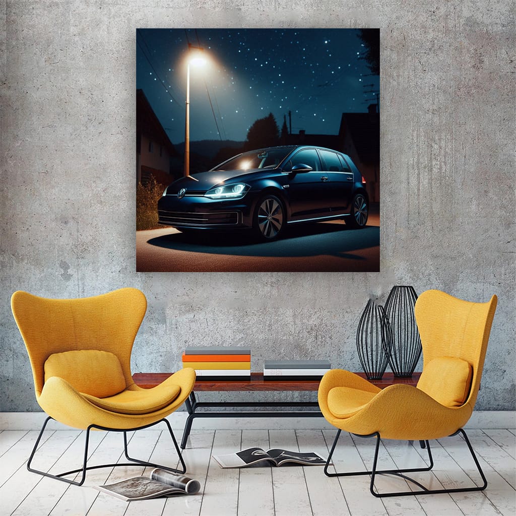 Volkswagen Golf Night Wall Art