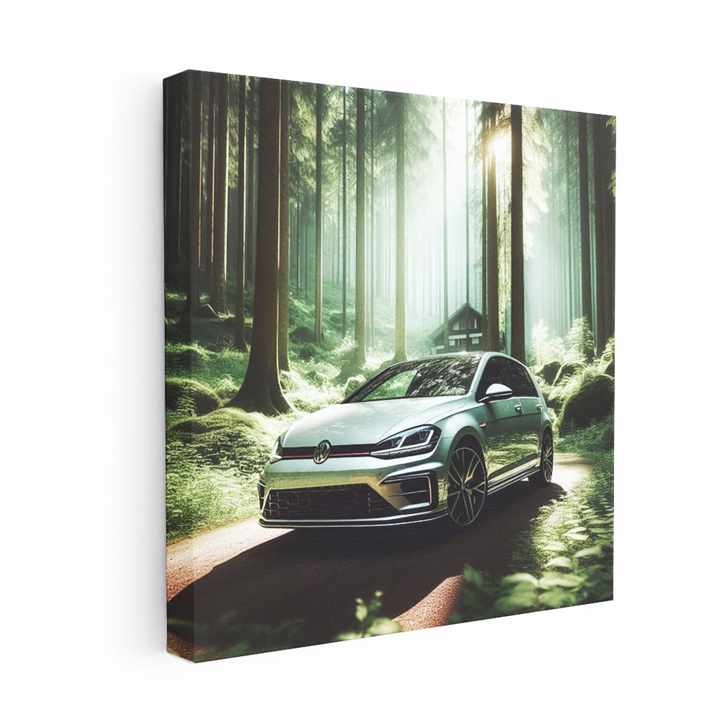 Volkswagen Golf R Nature Wall Art