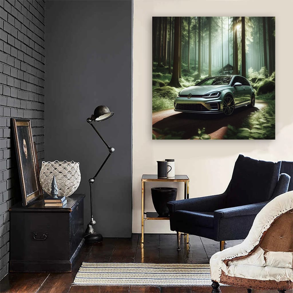 Volkswagen Golf R Nature Wall Art