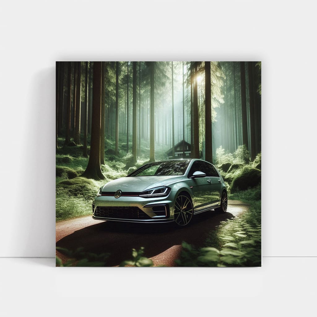 Volkswagen Golf R Nature Wall Art