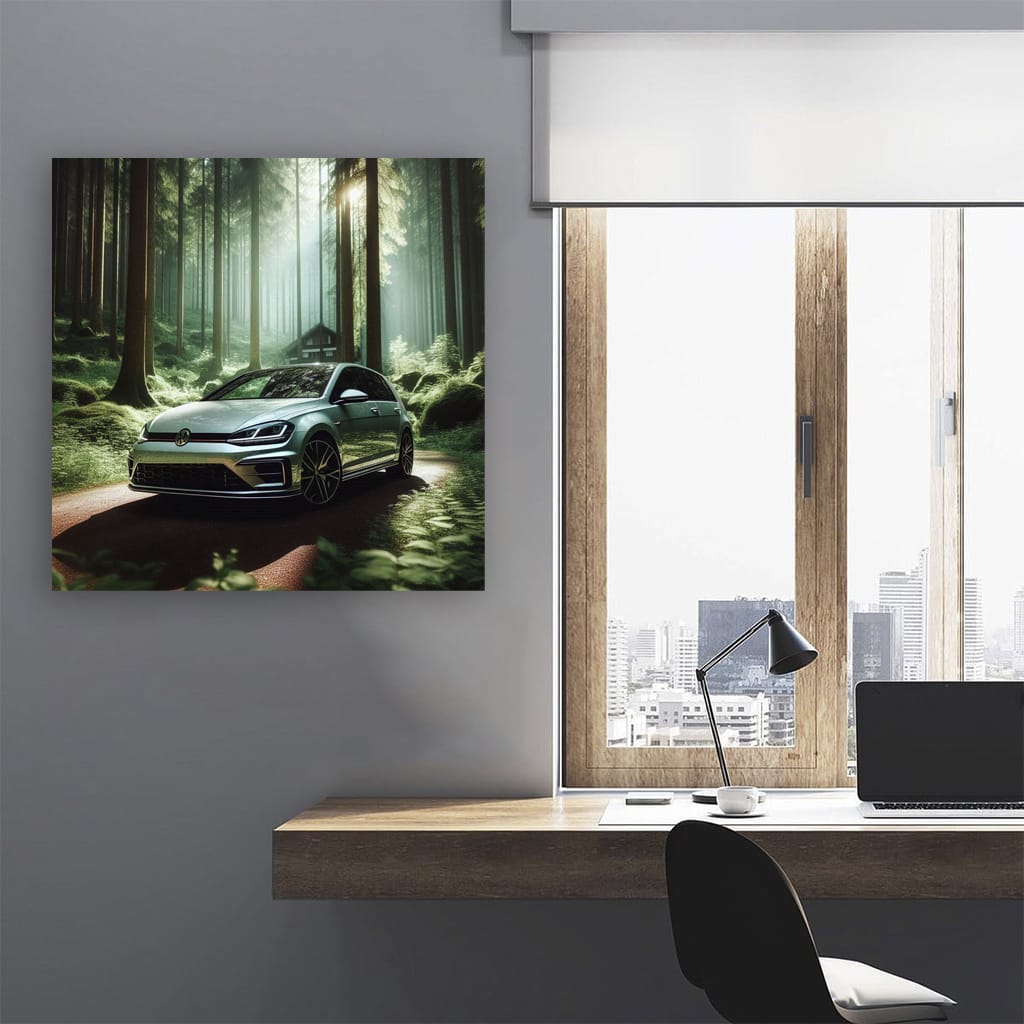 Volkswagen Golf R Nature Wall Art