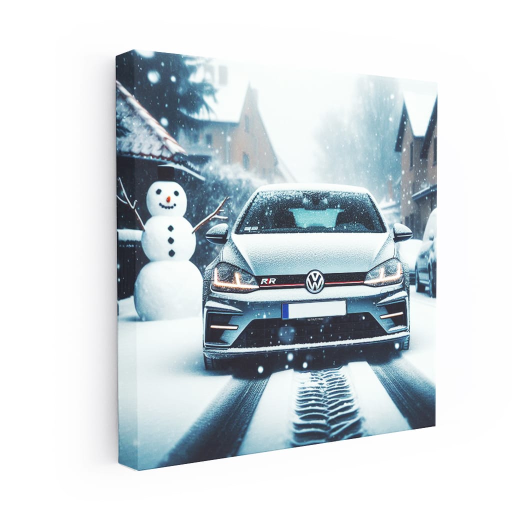 Volkswagen Golf R Snowfa Wall Art