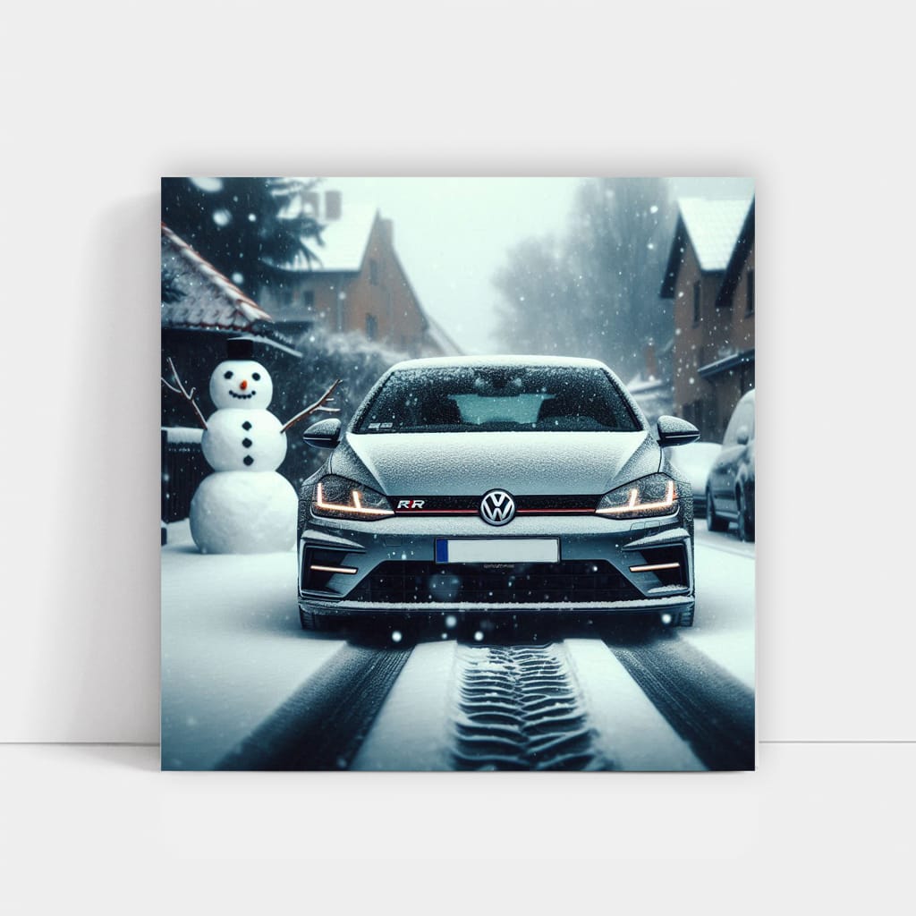 Volkswagen Golf R Snowfa Wall Art