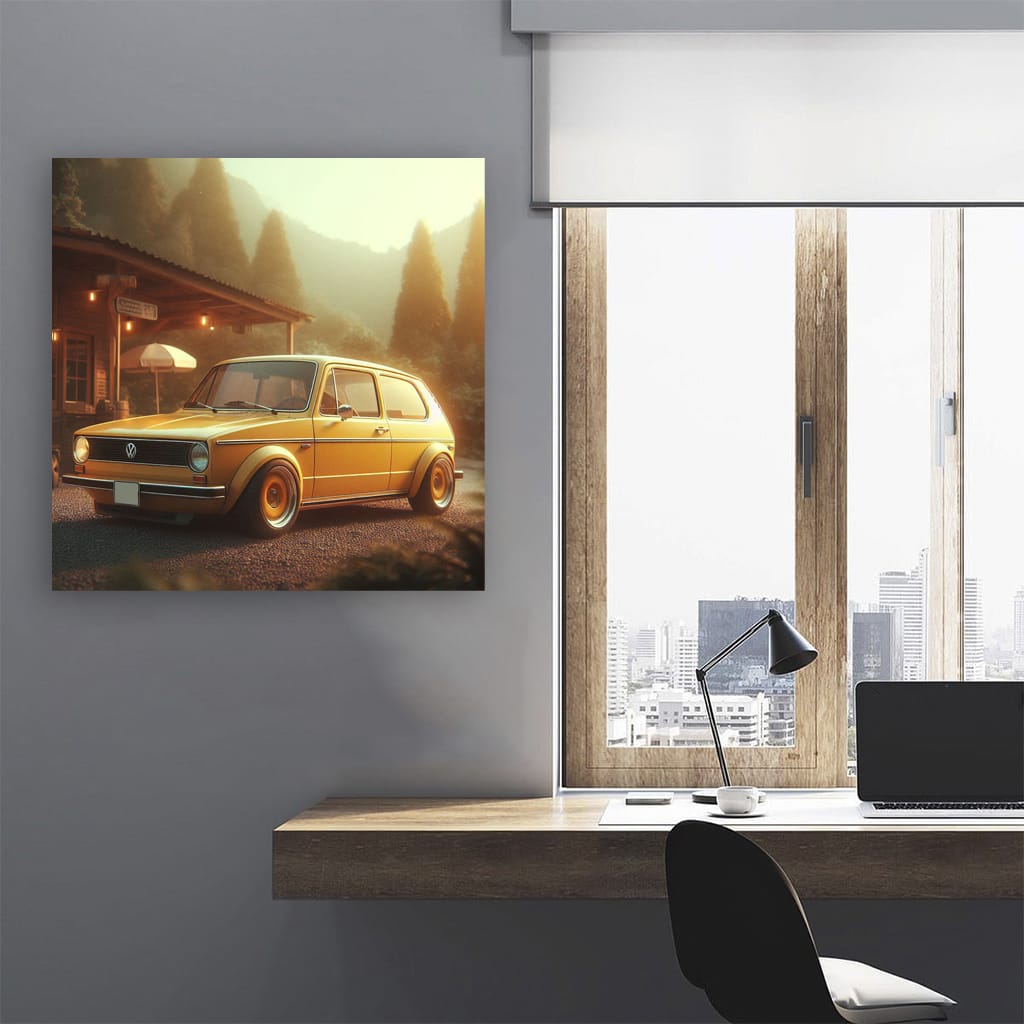 Vintage Volkswagen Golf - Timeless Style and Charm